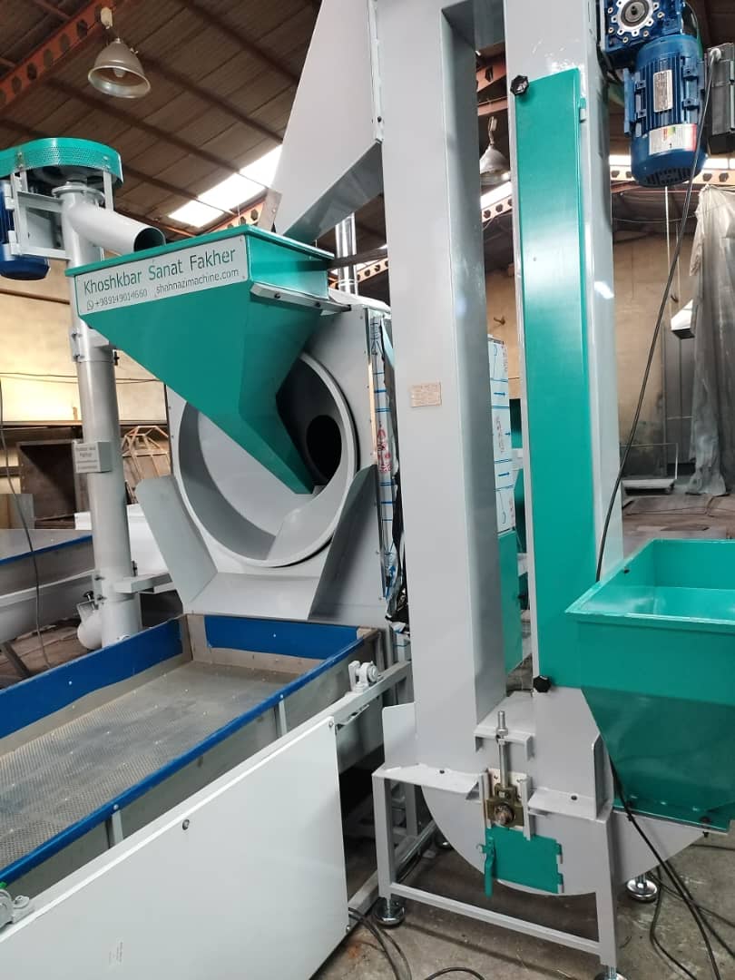 تولید دستگاه آجیل پزی ماشین سازی خشکبار صنعت فاخر در تبریز